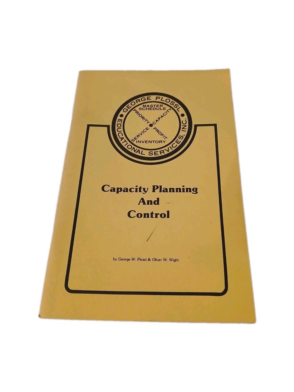 capacity planning and control george plossi Educational Services